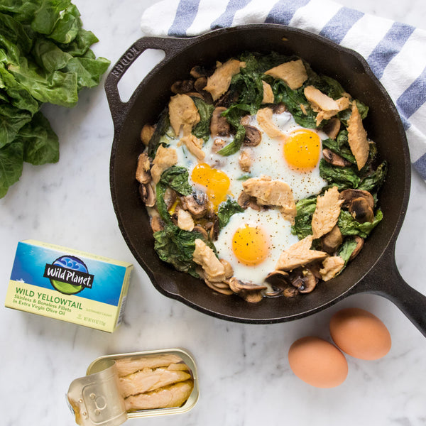 Yellowtail Baked Eggs