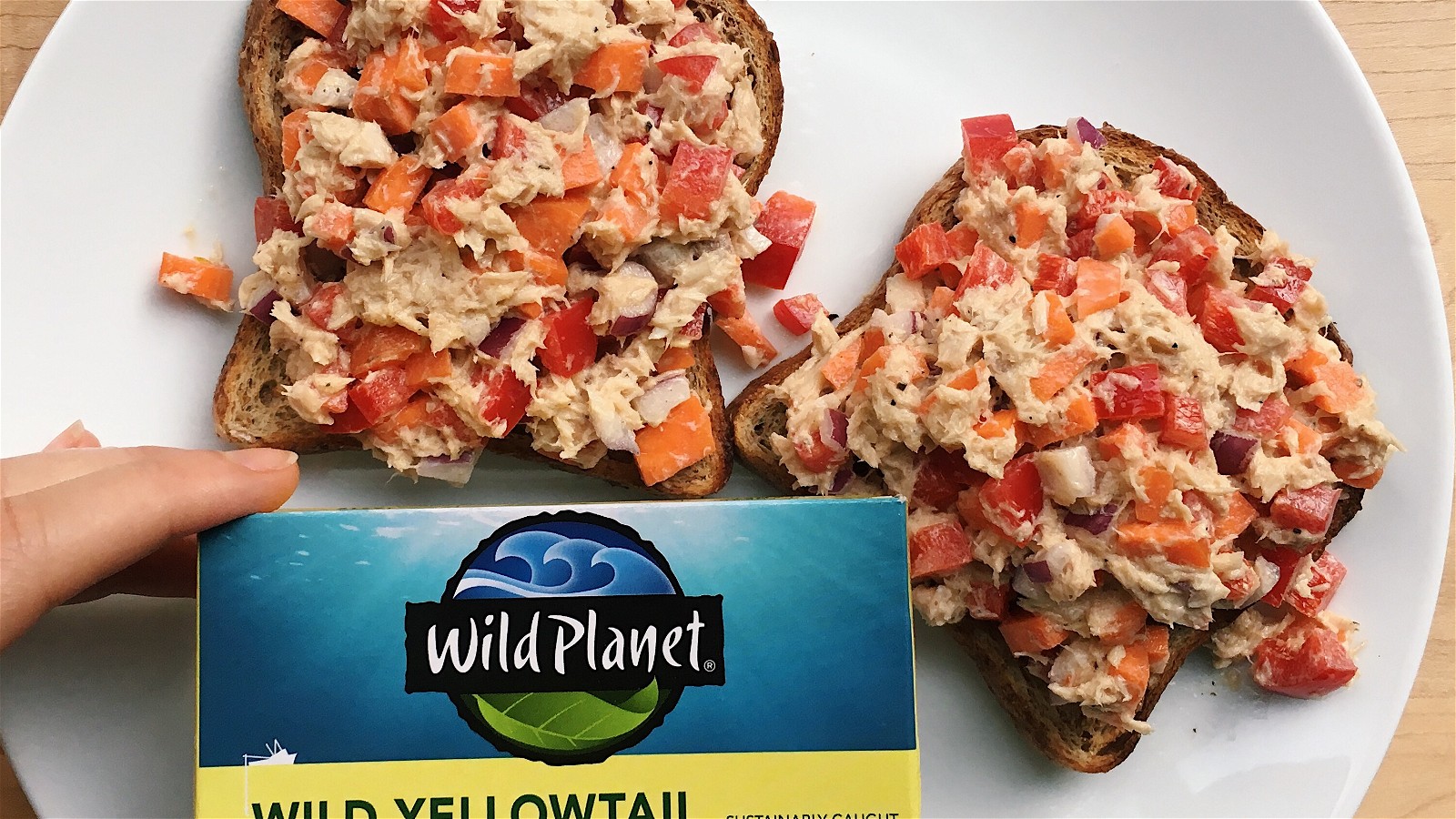 Image of Veggie Packed Tuna Salad Toast