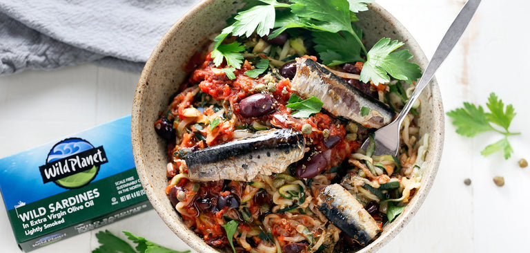 Photo of Sardine Puttanesca with Zoodles
