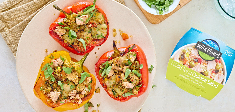Photo of Tuna and Quinoa Stuffed Peppers