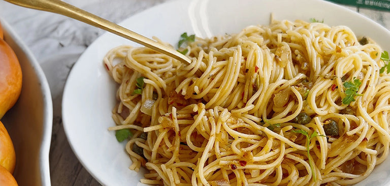 Photo of Salty Spicy Mediterranean Sardine Pasta