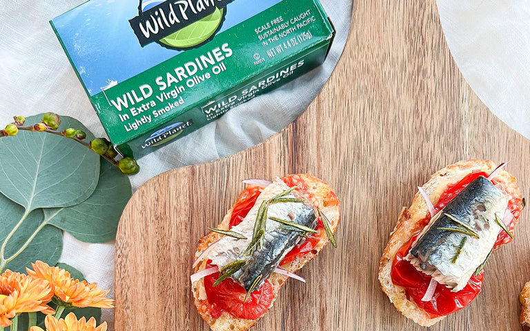 Photo of Blistered Tomato Sardine Crostini