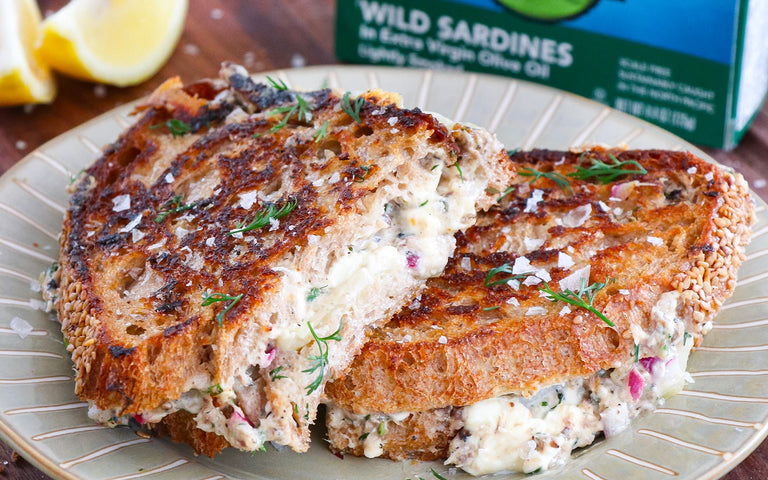 Photo of Lemon Dill Sardine Melt