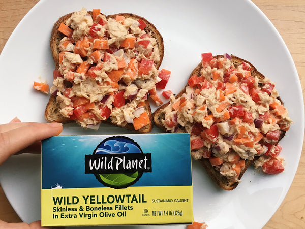 Veggie Packed Tuna Salad Toast