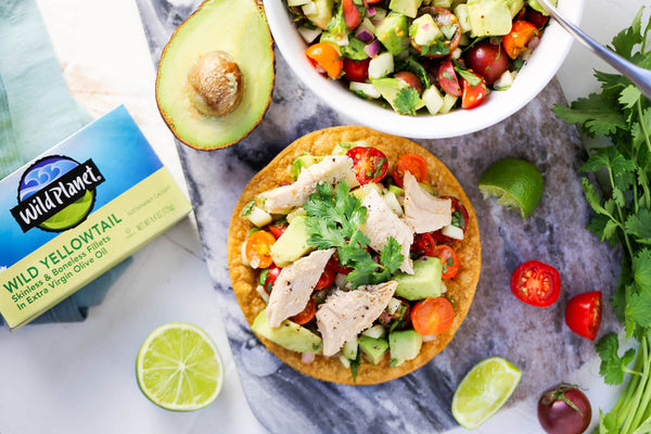 Yellowtail Ceviche-Style Tostadas