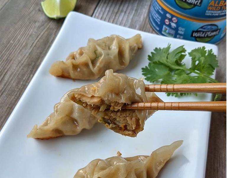 Image of Ginger Lime Wild Tuna Wontons
