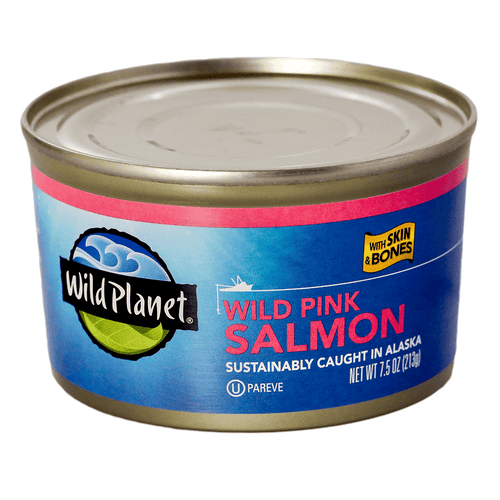 Wild Pink Salmon with Skin & Bones