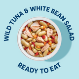 Open bowl of Wild Tuna & White Bean Salad