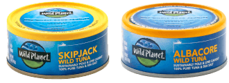 1 Albacore Wild Tuna and 1 Skipjack Wild Tuna