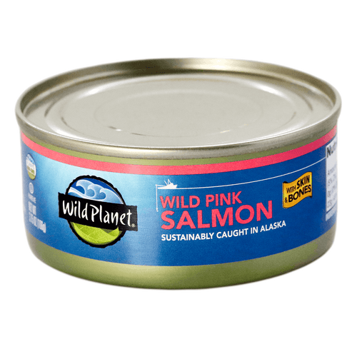 Wild Pink Salmon with Skin & Bones