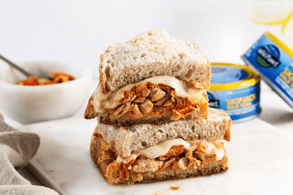 Spicy Kimchi & Muenster Tuna Melt